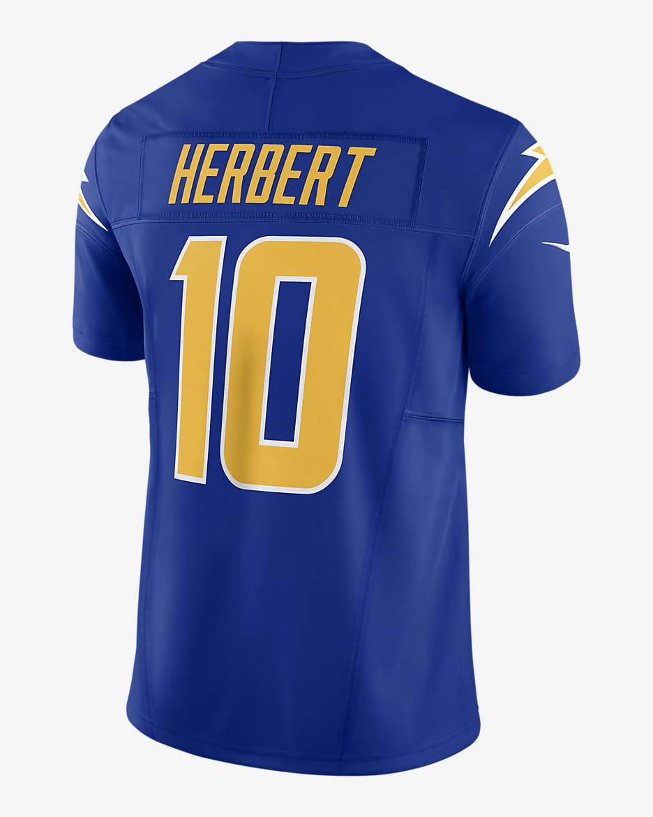 Justin Herbert Los Angeles Chargers Men s Nike Dri FIT NFL Limited Football Jersey. Nike